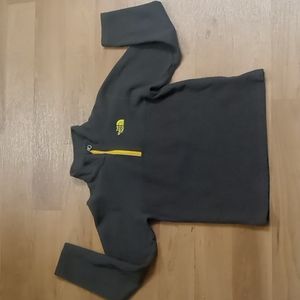 The North Face Boys Gray Fleece 1\4 Zip Pullover